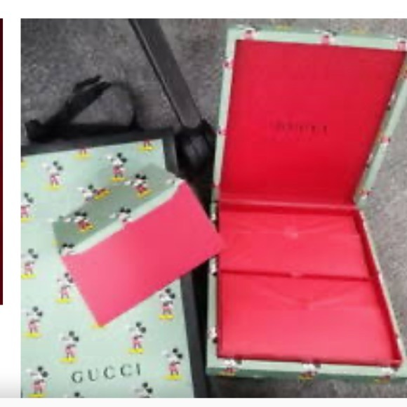 Gucci Mickey rare envelope case NWOT! - Picture 8 of 9